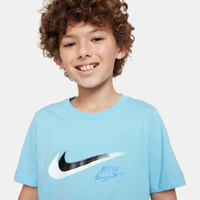 Nike Kids' Sportswear Graphic T-Shirt (Older Kids) Blue image number 3