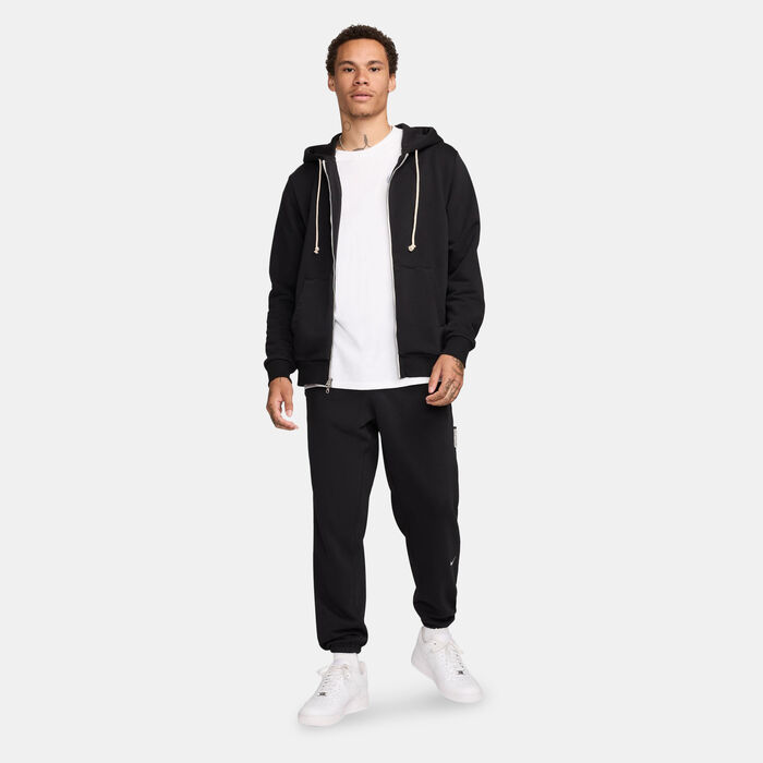 Nike Men's Standard Issue Dri-FIT Full-Zip Basketball Hoodie Black image number 2