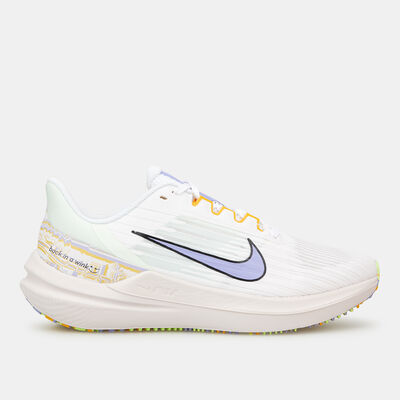 Nike Women's Air Winflo 9 Premium Road Running Shoe White