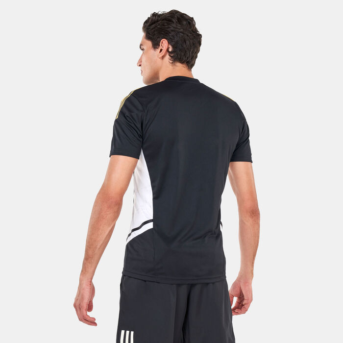 adidas Men's Juventus Condivo 22 Training Jersey Black adidas Men's Juventus Condivo 22 Training Jersey Black image number 1