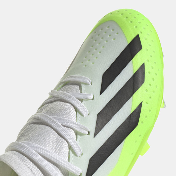adidas Kids' X Crazyfast Injection.3 Firm Ground Football Shoes Green image number 4