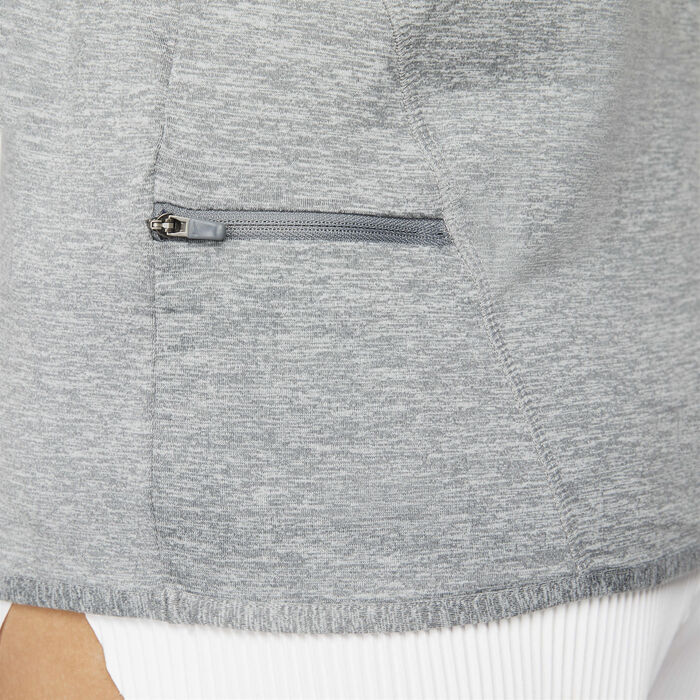 Nike Women's Swift UV Protection 1/4-Zip Running Top Grey Nike Women's Swift UV Protection 1/4-Zip Running Top Grey image number 4