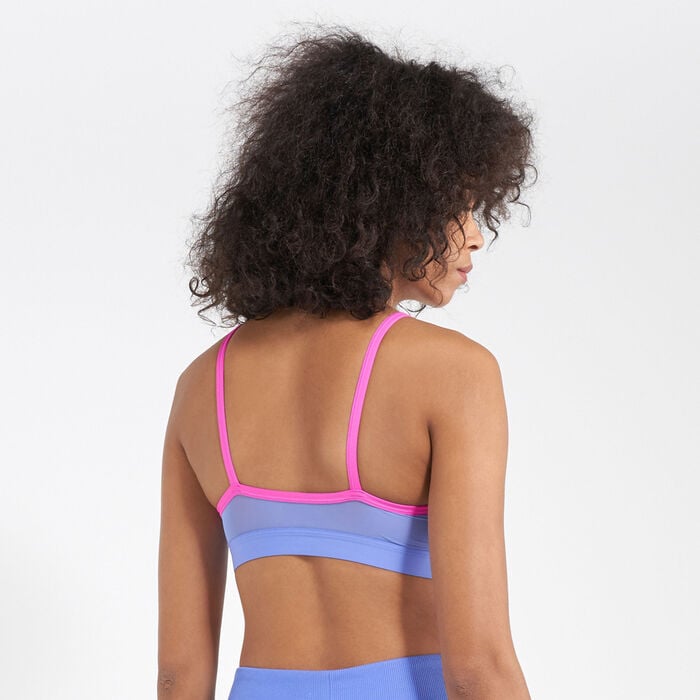 Nike Women's Indy Icon Clash Sports Bra Pink Nike Women's Indy Icon Clash Sports Bra Pink image number 1