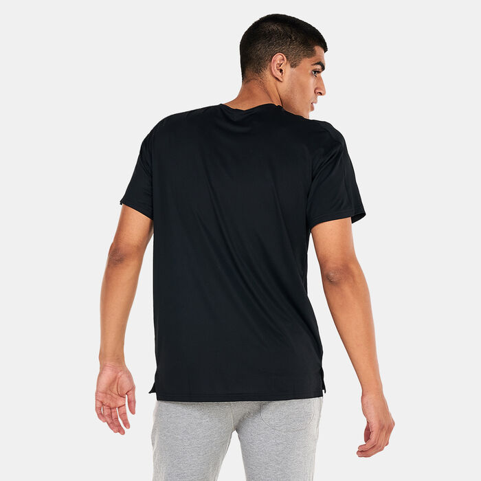 Nike Men's Pro Dri-FIT Graphic T-Shirt Black Nike Men's Pro Dri-FIT Graphic T-Shirt Black image number 1