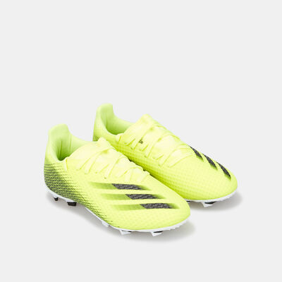 adidas Kids' X Ghosted.3 Firm Ground Football Shoe (Older Kids) yellow