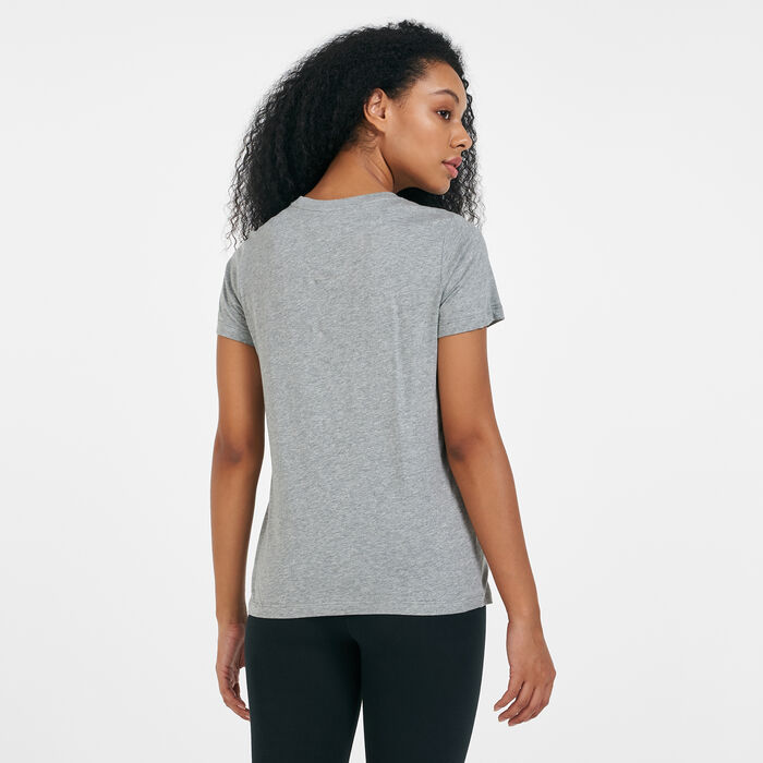 Converse Women's Chuck Patch Nova T-Shirt Grey Converse Women's Chuck Patch Nova T-Shirt Grey image number 1