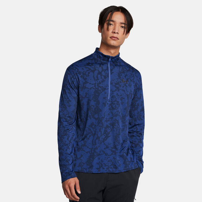 Under Armour Men's UA Tech Vent Training 1/2-Zip Top Blue Under Armour Men's UA Tech Vent Training 1/2-Zip Top Blue image number 0