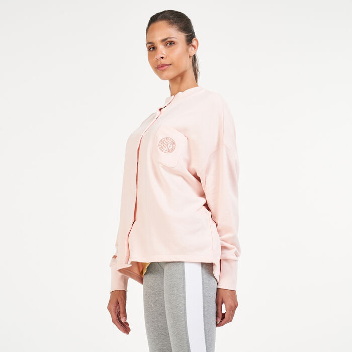 Nike Women's Sportswear Femme Cardigan Pink Nike Women's Sportswear Femme Cardigan Pink image number 0