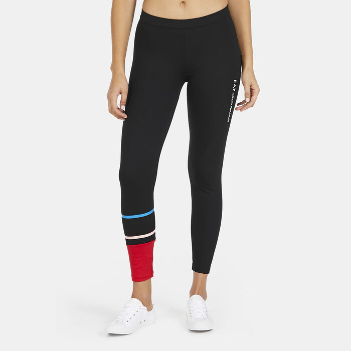 EA7 Emporio Armani Women's Train Master Leggings Black EA7 Emporio Armani Women's Train Master Leggings Black image number 0