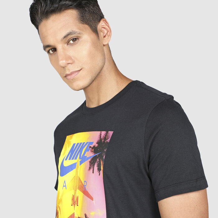 Nike Men's Sportswear Air Photo T-Shirt Black Nike Men's Sportswear Air Photo T-Shirt Black image number 3