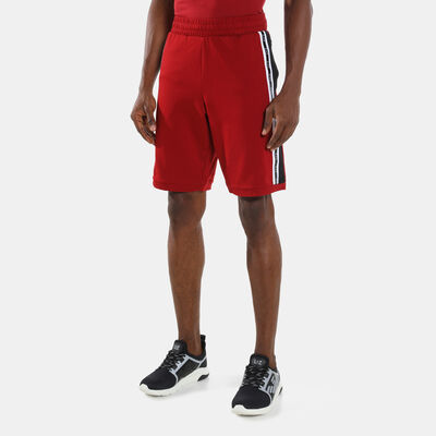 EA7 Emporio Armani Men's Train Logo Series Side Tape Shorts Red