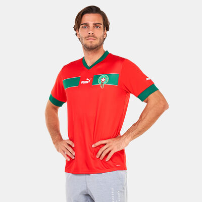 PUMA Men's Morocco Replica Home Jersey - 2022/23 Red