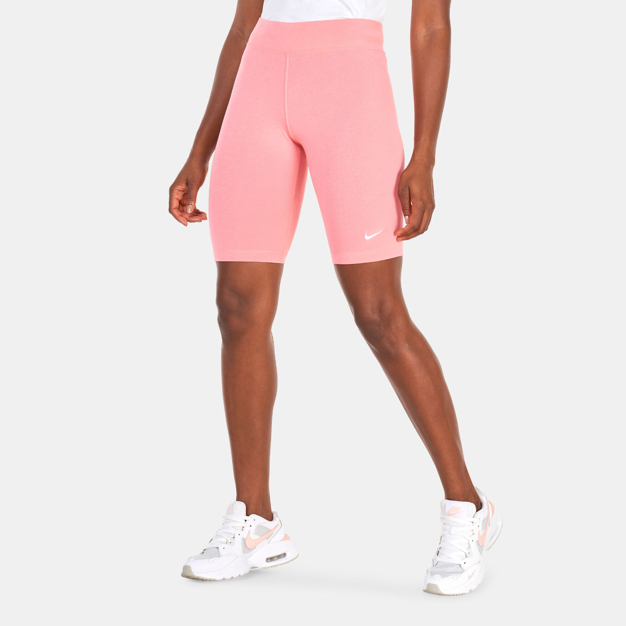 Pink nike biker shorts clearance