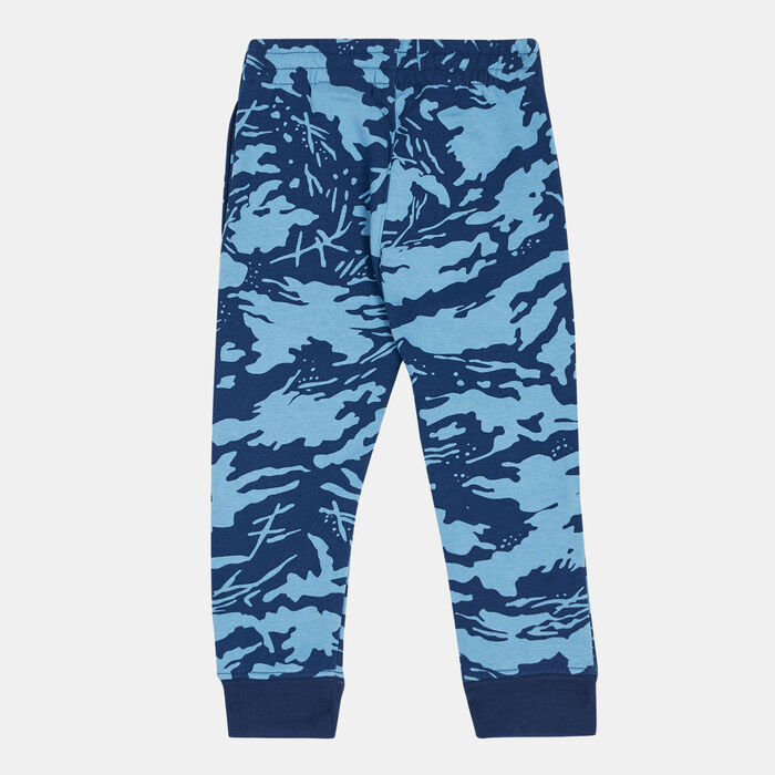 Nike Kids' Club Camo Fleece Pants (Younger Kids) Blue image number 1