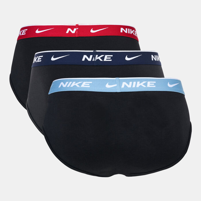 Nike Men's Briefs (3 Pack) Black Nike Men's Briefs (3 Pack) Black image number 1