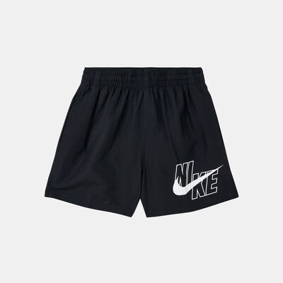 Nike Swim Kids' Logo Solid Lap 4-Inch Swimming Shorts yellow Nike Swim Kids' Logo Solid Lap 4-Inch Swimming Shorts yellow