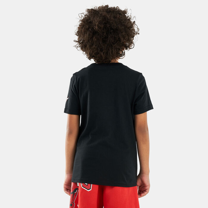 Nike Kids' Los Angeles Lakers Courtside Statement T-Shirt Black Nike Kids' Los Angeles Lakers Courtside Statement T-Shirt Black image number 1