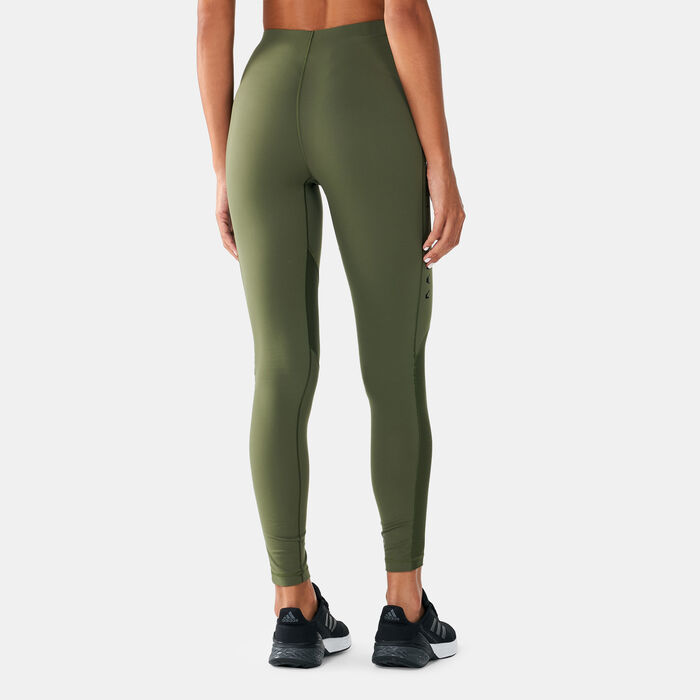 adidas Women’s Karlie Kloss Yoga Flow Leggings Green adidas Women’s Karlie Kloss Yoga Flow Leggings Green image number 1
