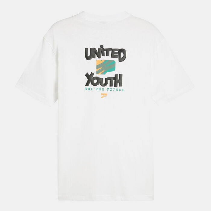PUMA Men's DOWNTOWN Graphic T-Shirt White image number 1