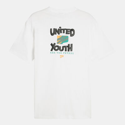 PUMA Men's DOWNTOWN Graphic T-Shirt White PUMA Men's DOWNTOWN Graphic T-Shirt White