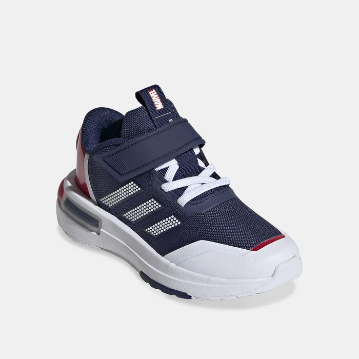 adidas Kids' Marvel's Captain America Racer Shoes Blue adidas Kids' Marvel's Captain America Racer Shoes Blue image number 1