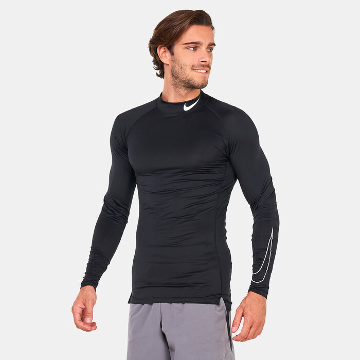 Nike Men's Pro Dri-FIT Long-Sleeve Top Black Nike Men's Pro Dri-FIT Long-Sleeve Top Black image number 0