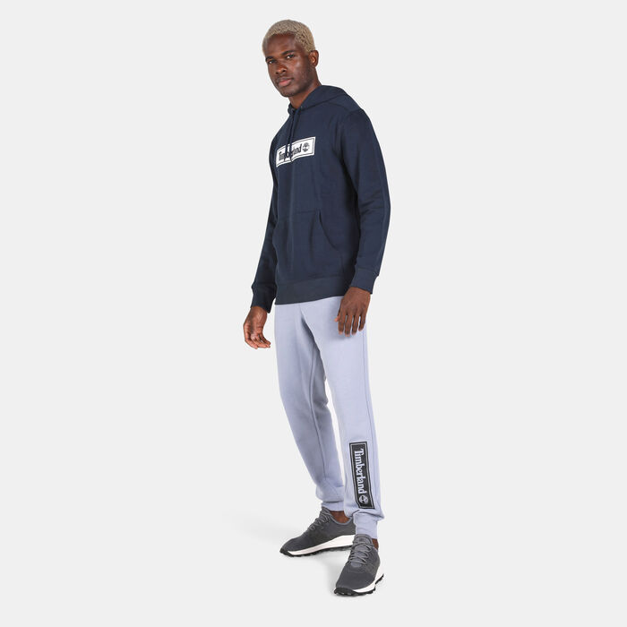 Timberland Men's Linear Logo Hoodie Blue Timberland Men's Linear Logo Hoodie Blue image number 2