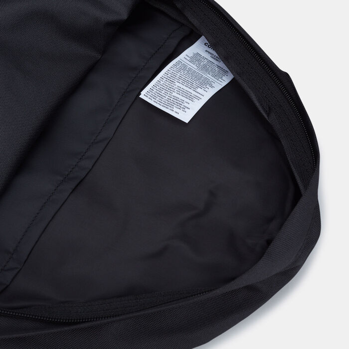 Converse All Star Chuck Patch Backpack Black Converse All Star Chuck Patch Backpack Black image number 3