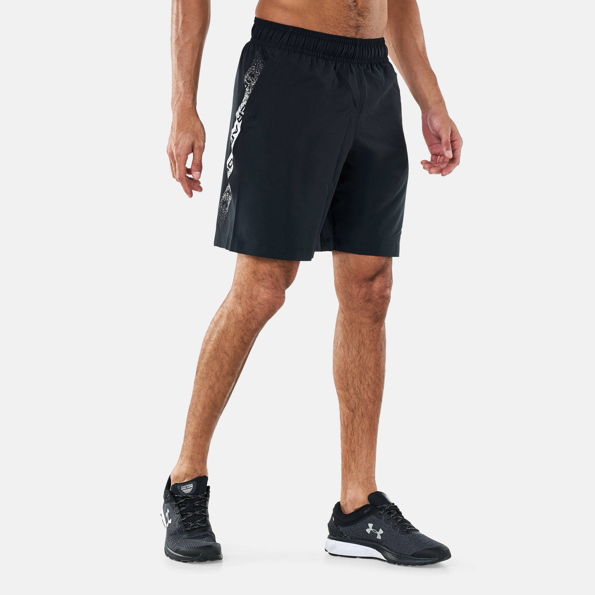 Men's ua woven graphic shorts hot sale