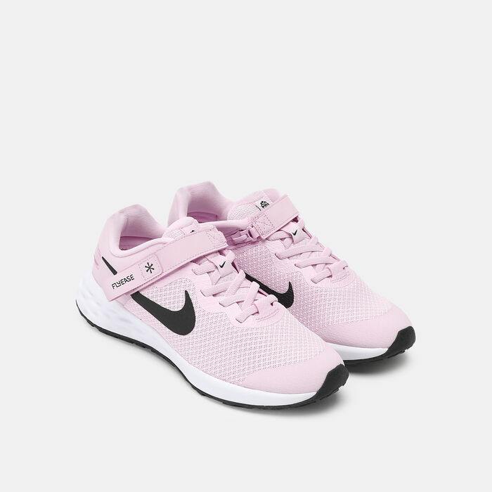 Nike Kids' Revolution 6 FlyEase Shoe Pink Nike Kids' Revolution 6 FlyEase Shoe Pink image number 1