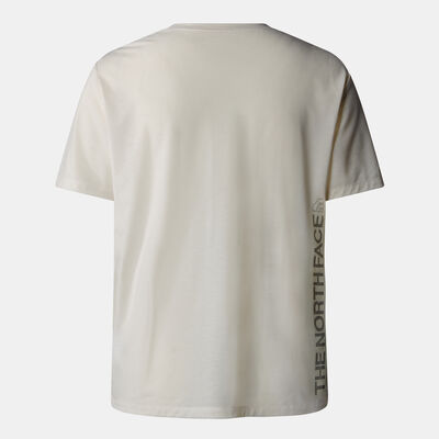 The North Face Women's Linear Side Foundation T-Shirt White The North Face Women's Linear Side Foundation T-Shirt White