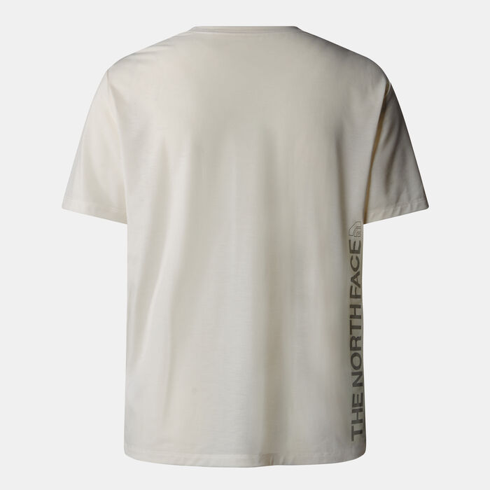 The North Face Women's Linear Side Foundation T-Shirt White The North Face Women's Linear Side Foundation T-Shirt White image number 1