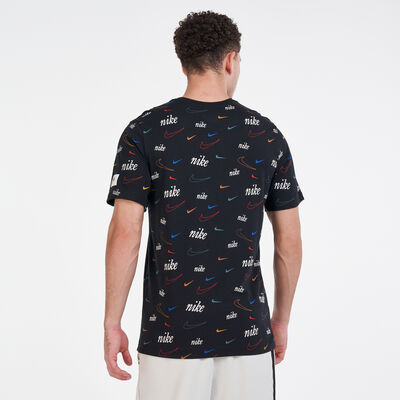 Nike Men's Sportswear Swoosh 50 T-Shirt Black