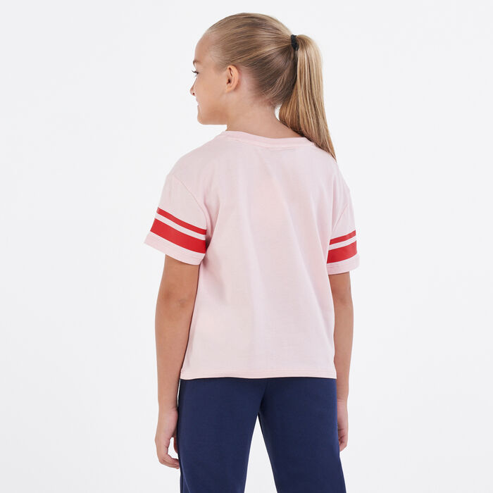 PUMA Kids' X PEANUTS T-Shirt Pink PUMA Kids' X PEANUTS T-Shirt Pink image number 1