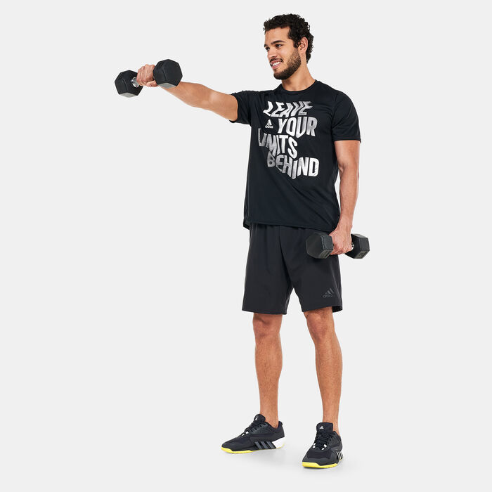 adidas Men's Designed For Movement Training T-Shirt Black adidas Men's Designed For Movement Training T-Shirt Black image number 2