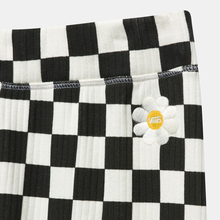 Vans Women's Oversized Floral Short Leggings Black image number 2