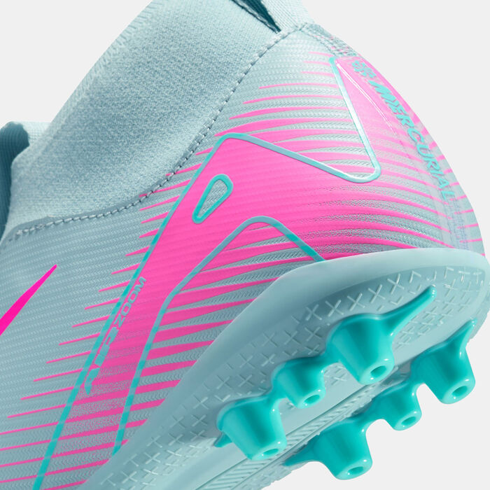 Nike Kids' Mercurial Superfly 10 Academy Artificial Grass Football Shoes Green image number 5