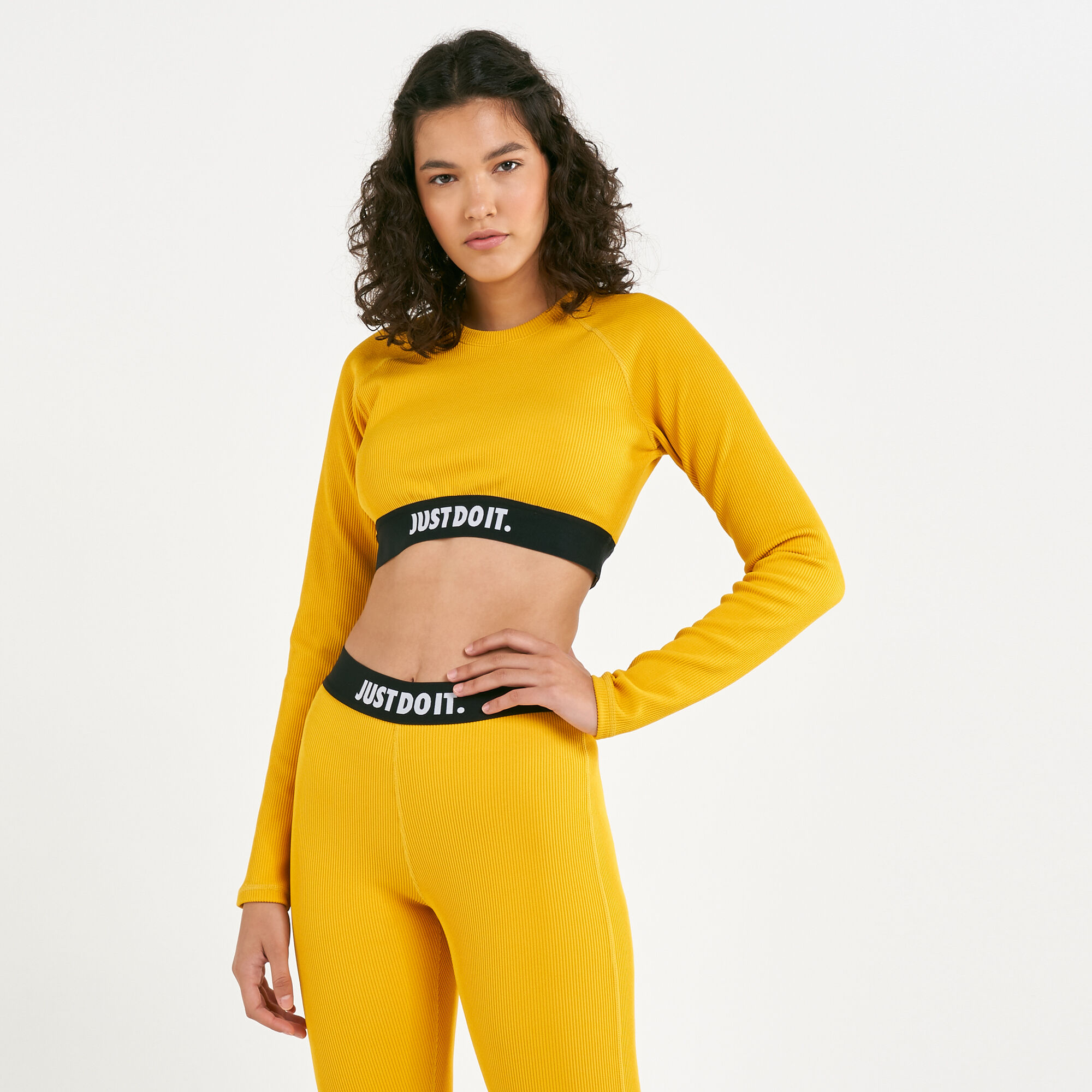 Yellow nike top womens hotsell
