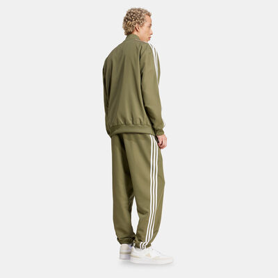 adidas Men's 3-Stripes Woven Track Suit Green adidas Men's 3-Stripes Woven Track Suit Green