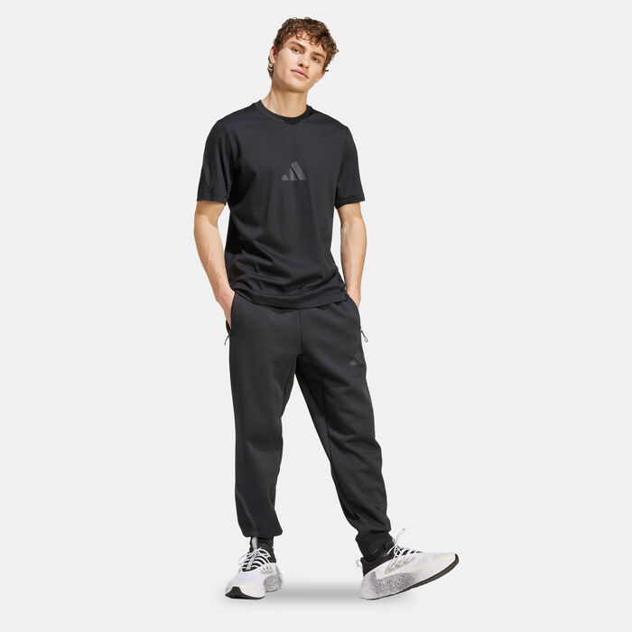 adidas Men's Z.N.E. T-Shirt Black image number 2