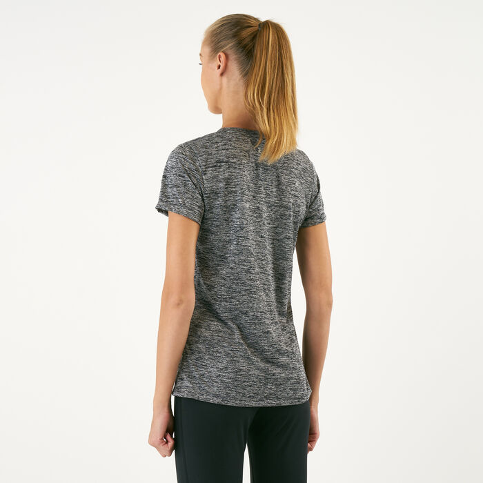 Under Armour Women's UA Tech™ Twist Training T-Shirt Black Under Armour Women's UA Tech™ Twist Training T-Shirt Black image number 1
