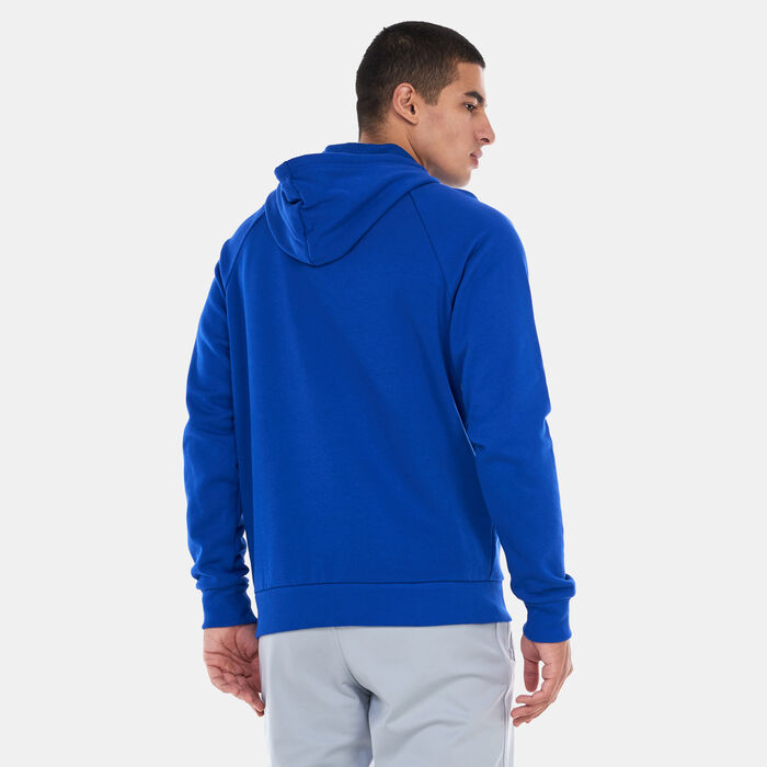Under Armour Men's UA Rival Fleece Logo Hoodie Blue Under Armour Men's UA Rival Fleece Logo Hoodie Blue image number 1