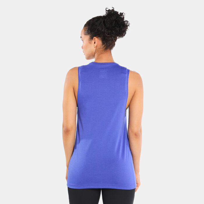 Nike Women's Yoga 3 Tank Top Blue Nike Women's Yoga 3 Tank Top Blue image number 1