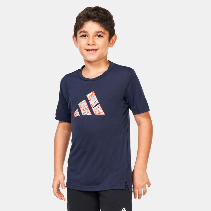 adidas Kids' Graphic T-Shirt (Older Kids) Grey adidas Kids' Graphic T-Shirt (Older Kids) Grey image number 0