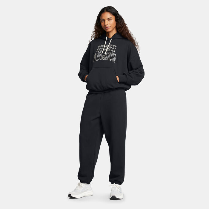 Under Armour Women's Icon Terry Hoodie Black Under Armour Women's Icon Terry Hoodie Black image number 2