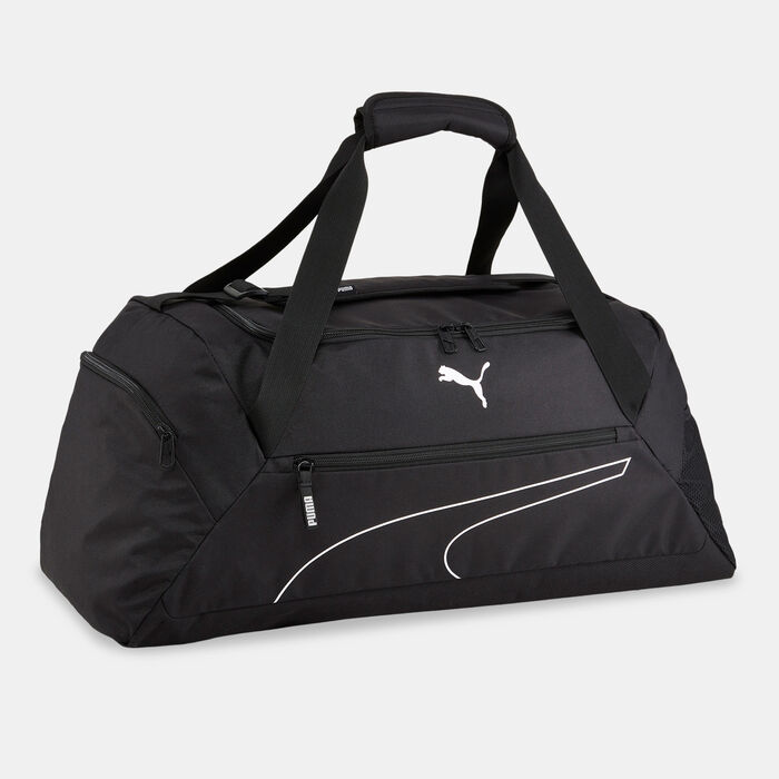 PUMA Men's Fundamentals Medium Duffel Bag Black PUMA Men's Fundamentals Medium Duffel Bag Black image number 0