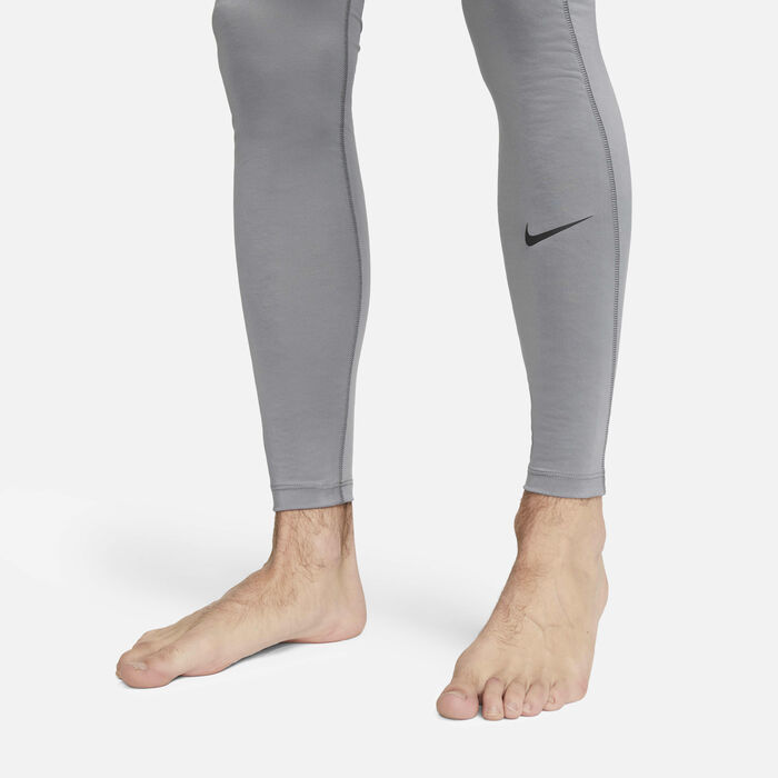 Nike Men's Pro Dri-FIT Training Tights Grey Nike Men's Pro Dri-FIT Training Tights Grey image number 4