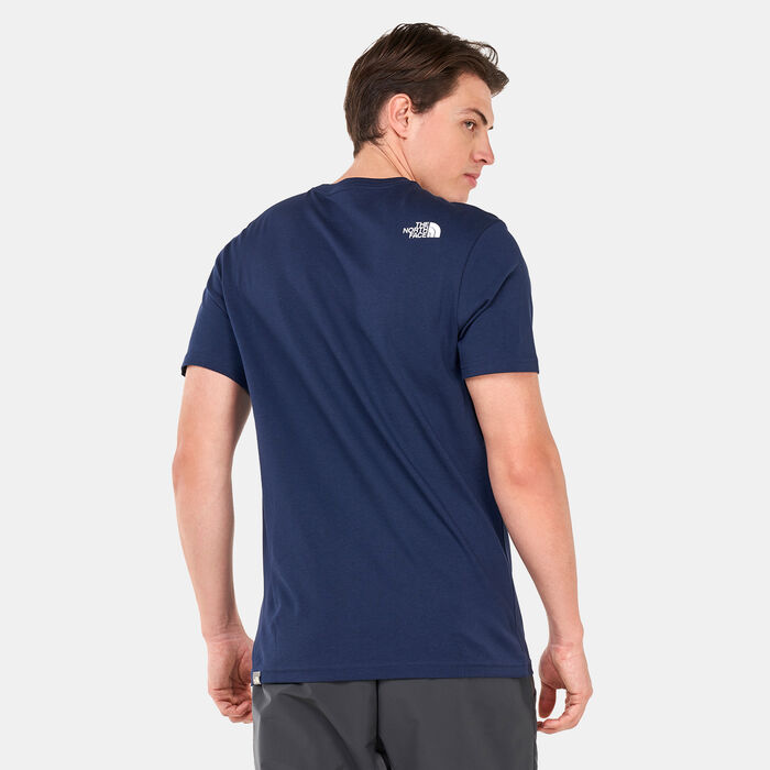The North Face Men's Never Stop Exploring T-Shirt Blue The North Face Men's Never Stop Exploring T-Shirt Blue image number 1