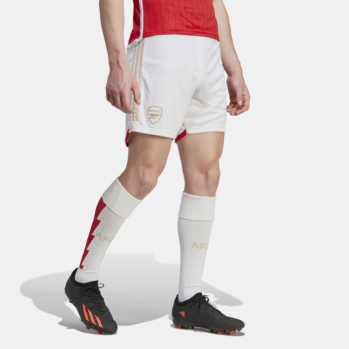 adidas Men's Arsenal Home Shorts - 2023/24 White adidas Men's Arsenal Home Shorts - 2023/24 White image number 0