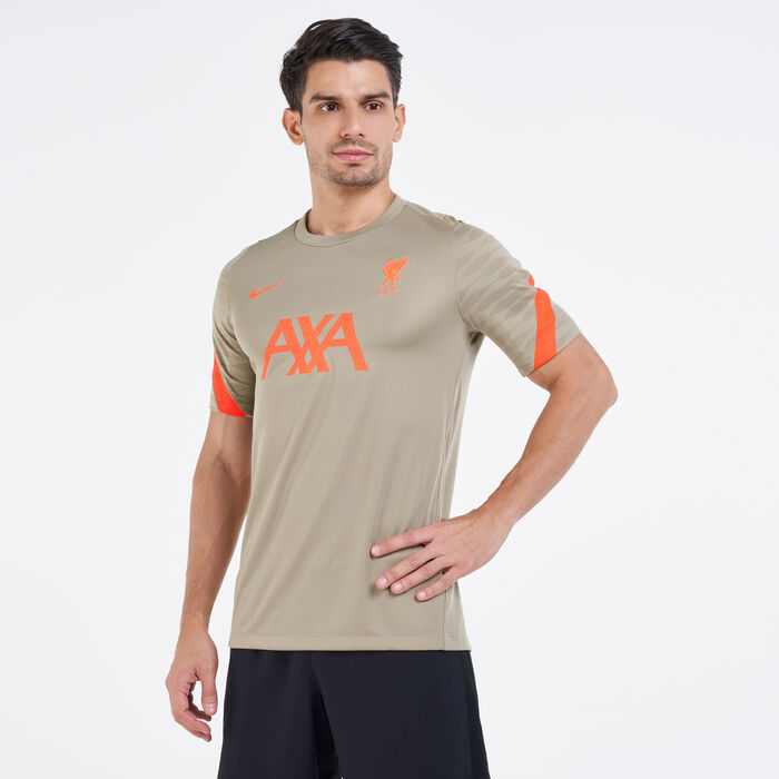 Nike Men's Liverpool F.C. Dri-FIT Strike T-Shirt Brown Nike Men's Liverpool F.C. Dri-FIT Strike T-Shirt Brown image number 0